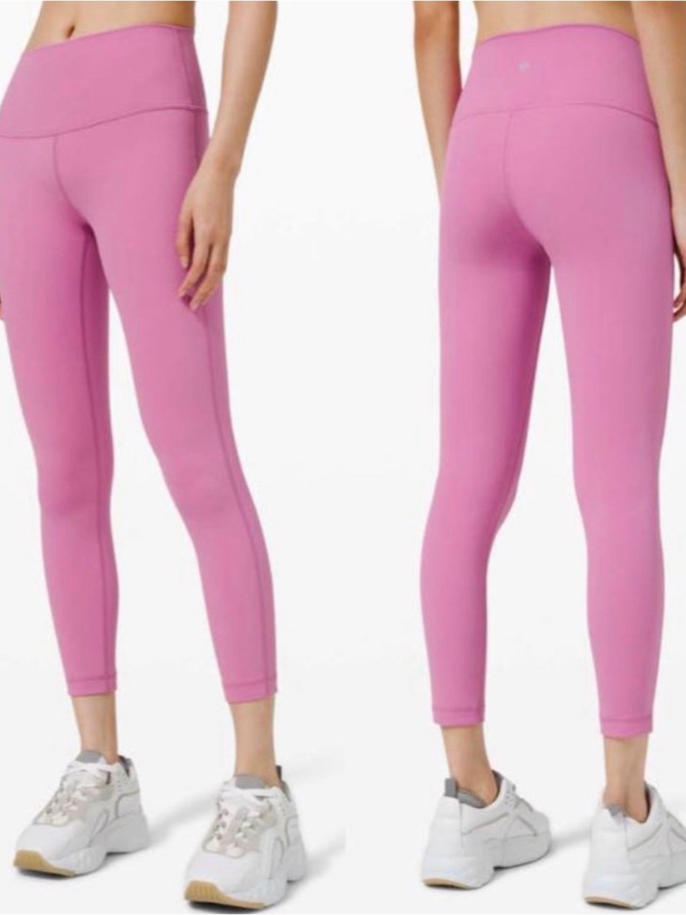 Lululemon Pink High-Rise Athletic Leggings